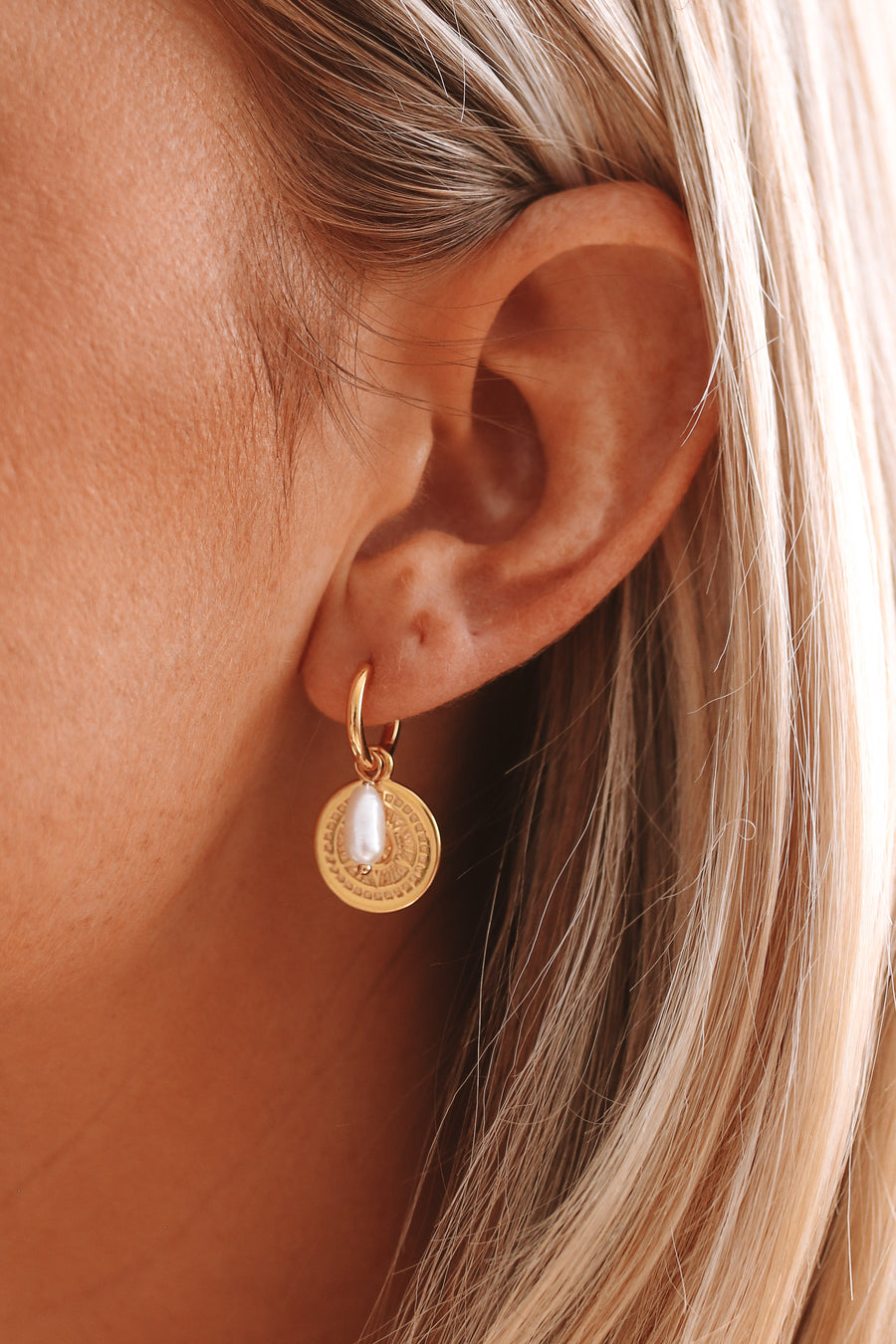 Ophelia - Sterling Silver Hoop Earrings