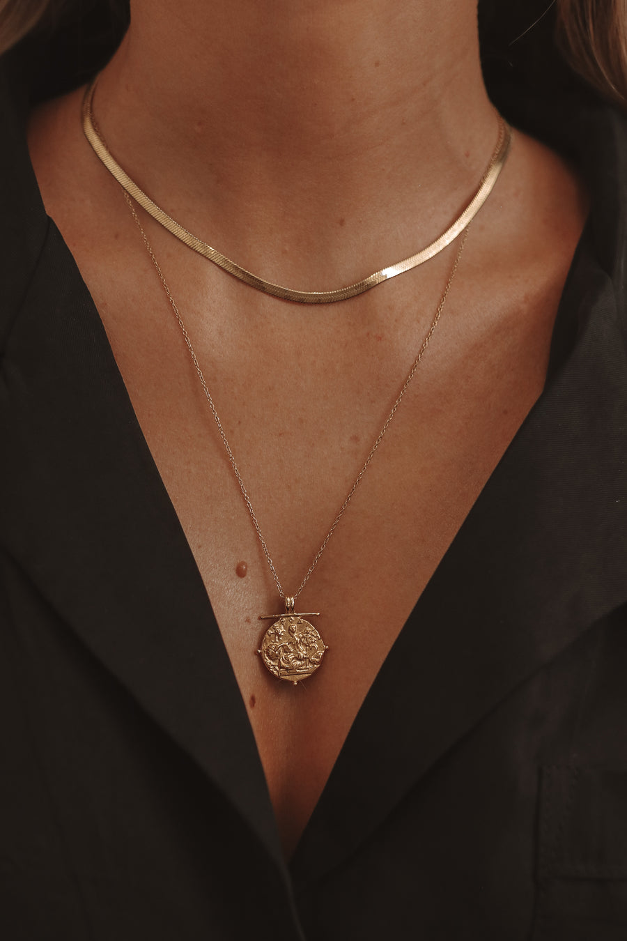 Stainless steel choker chain discount