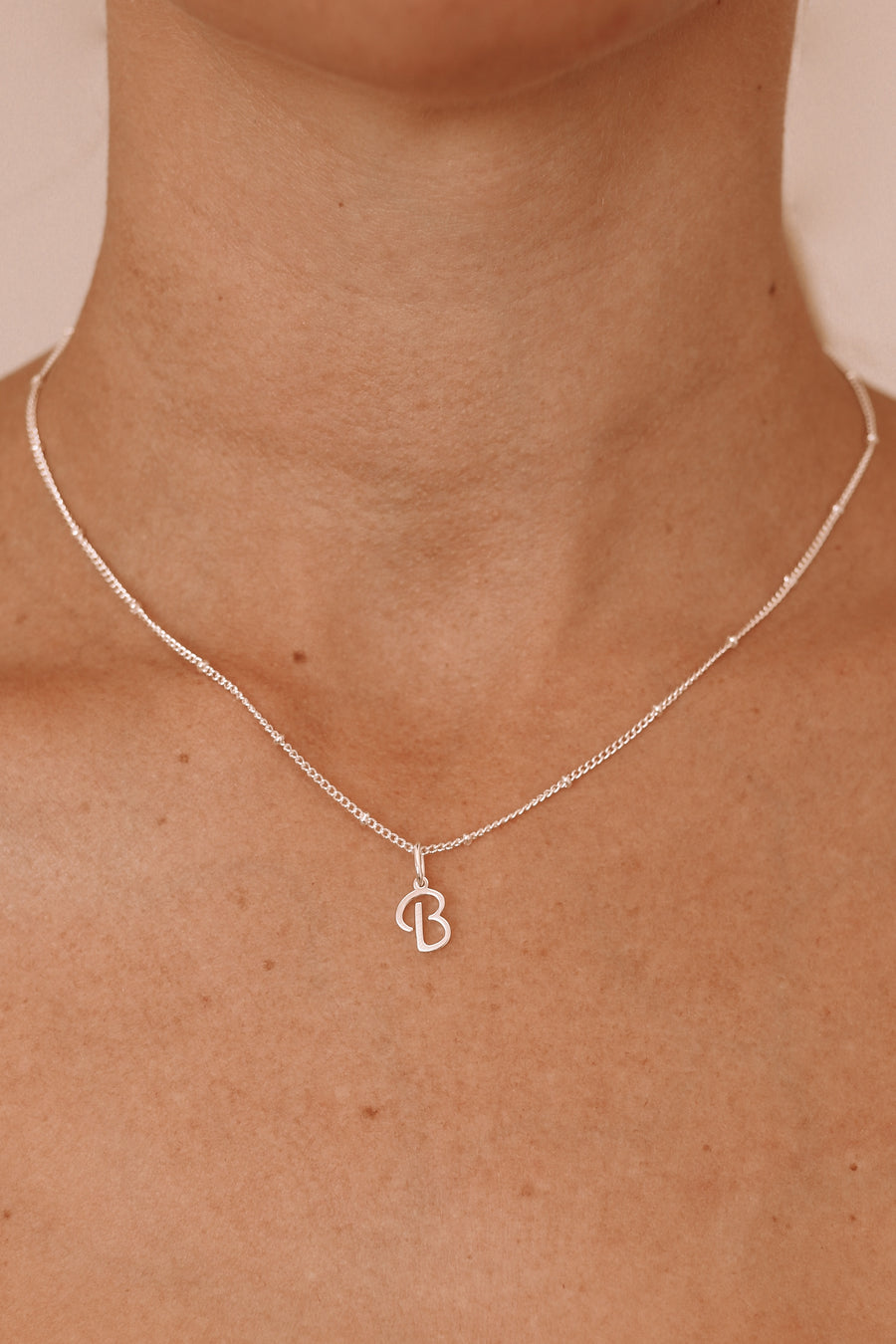 Sarah - Stainless Steel Letter Necklace